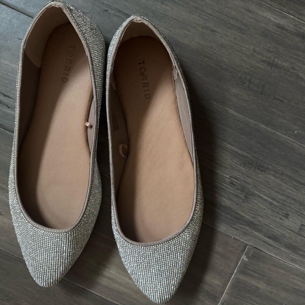 Torrid Women's Shimmering Silver Loafers